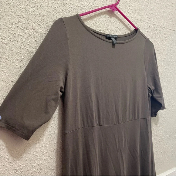 Eileen Fisher Brown Dress - Picture 3 of 6